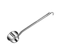Fenteer Louche En Acier Inoxydable avec Manche Long Dipper à Eau pour Jardin Cuillère à Porridge Métallique Ustensile pour Cuisine Fonction Ergonomique Convie, S