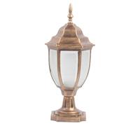Fenteer Lumière Décorative pour Colonne Extérieure à Usage Extérieur, Bronze