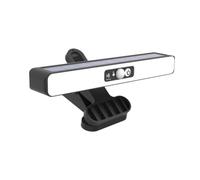 Fenteer Lumière Solaire Applique Murale Lampe à Pince Éclairage de Sécurité Projecteur LED avec Angle Réglable Approprié pour Le Gara, Lumière Blanche