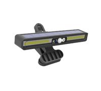 Fenteer Lumière Solaire Applique Murale Lampe à Pince Éclairage de Sécurité Projecteur LED avec Angle Réglable Approprié pour Le Gara, Lumière Chaude