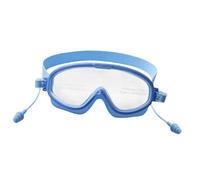 Fenteer Lunettes de Natation pour Enfants Lunettes de Bain Étanches Antibuée Confortables Sangle Réglable Adaptées Aux Garçons Filles Piscine L, Bleu