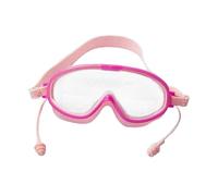 Fenteer Lunettes de Natation pour Enfants Lunettes de Bain Étanches Antibuée Confortables Sangle Réglable Adaptées Aux Garçons Filles Piscine L, Rose