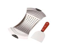 Fenteer Maker Spaetzle en Acier Inoxydable Dumpling Press Outils de Cuisson Facile à Nettoyer Presse pour la Cuisson à la Maison Nouilles DIY, en Forme D'éventail