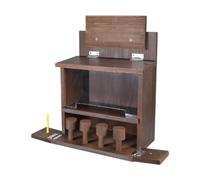 Fenteer Mangeoire à écureuils en Bois, boîte à Nourriture pour écureuils, mangeoire à Nourriture, pour Les Amoureux des écureuils, décoration de Jardin