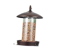 Fenteer Mangeoire à Oiseaux Sauvages à Suspendre pour l'extérieur, Tube Transparent, décorative, résistante à la Pluie, légère, Fonctionnelle pour Les