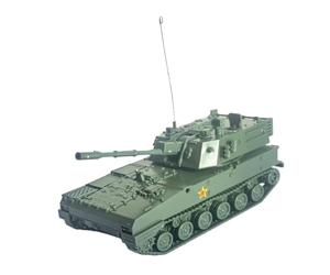 Fenteer Maquette de Char Char Miniature Kit à Assembler Puzzle de Simulation Modèle Militaire avec Emboîtement Rapide Approprié pour La Décoration de Bureau, Vert 9.8x4.5x5cm