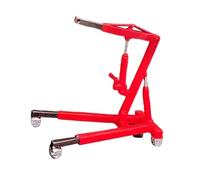 Fenteer Maquette de support moteur au 1/64e, objet de collection classique, miniature créative pour atelier ou garage, Rouge Pas de Moteurs