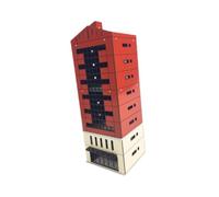 Fenteer Maquette de Ville Miniature Bâtiment Architecture Réaliste Simulation Assemblage PP Décoration Micro Convient pour Jeu Simulation Collection P, Style B