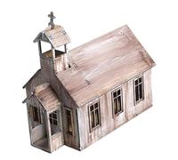 Fenteer Maquette Maison Européenne Puzzle Bricolage Bois Artisanat Créatif Maison Miniature Décor Poupée Convient pour Apprentissage Collection Cadeau, 91009