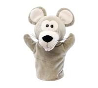 Fenteer Marionnette à Main en Forme de Souris avec Bouche Fonctionnelle, Gant de Lutte pour Chat, Jouet en Peluche pour l'exercice en intérieur
