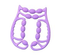Fenteer Massage Rouleau Circulaire Clamp Jambe Muscles Rouleau Manuel Multifonction Poignée Portable Rouleau Corps Sculpter Fitness Adapté pour Exercices à Do, Violet