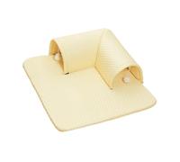 Fenteer Matelas Frais pour Compagnon à, Confort Supérieur, Entretien Pratique, Jaune, 70x70x20cm