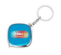 Fenteer Mètre Ruban 2m Dispositif de Mesure Souple avec Fonction Verrouillage Mini Règle Flexible Compacte Portable en PP Convient pour Prise de Mesures Poids, Bleu