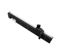Fenteer Miter Gauge Fence en Métal pour Scie à Table Outil de Menuiserie Accessoire Compact Adapté Aux Travaux de Découpe et Scie à Ruban, butée de Fin de Course de Clôture