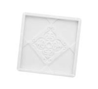 Fenteer Modèle de Dalle de en béton, Brique, Ciment, Pierre de Marche, décoration légère, chemins, modèle pour allée de Cour, pelouse, Motif Carré