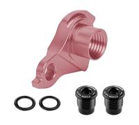 Fenteer Montage Patte Crochet Aluminium Solide Installation Pratique Prévention Dommages pour Vélo Montagne Maintenance Cyclisme, Rose