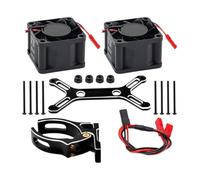 Fenteer Moteur 1717, Ventilateur de Refroidissement étanche pour RC, 15 000 Tr/min, Compatible avec 6S/8S, Noir