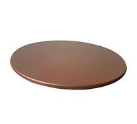 Fenteer Nappe Ronde de Table Élastique Ajustée, Couverture Antidérapante Imperméable Nappe 110-120 cm Résistante à Crasse, Café
