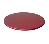 Fenteer Nappe Ronde de Table Élastique Ajustée, Couverture Antidérapante Imperméable Nappe 110-120 cm Résistante à Crasse, Rouge