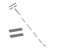 Fenteer Nettoyeur de Vitres Raclette Lave Vitre Laveur de Fenêtres Grattoir pour Verre avec Pulvérisateur et Perche Télescopique Convient pour Les Miroirs et, 2 Cotons-tiges