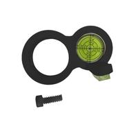 Fenteer Niveau à Guide Rond pour Perceuse Outil de Mise à Niveau Léger et Solide Convient Au Travail Du Bois et Ateliers, Noir