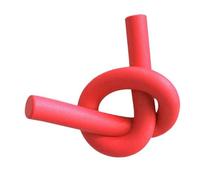 Fenteer Noodle de Piscine Bâton de Flottaison Flottant En Mousse Solide Perle Matériau EPE Adapté à La Natation Exercices Aquatiques Relaxation 7cmx130cm, Rouge
