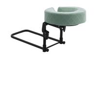 Fenteer Oreiller Ergonomique de Soutien de La Tête et Du Visage, Réglable avec Support pour Oreiller, Mousse à Mémoire de Forme, Cadre Portable, Base Robuste, Vert