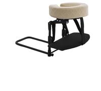 Fenteer Oreiller Ergonomique de Soutien de La Tête et Du Visage, Réglable avec Support pour Oreiller, Mousse à Mémoire de Forme, Cadre Portable, Base Robuste, Blanc avec Plateau