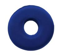 Fenteer Oreiller pour piercing d'oreille, support pour oreilles percées, position latérale, avec trou, idéal pour le bureau et les, Rond Bleu