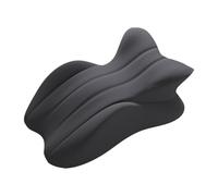 Fenteer Oreiller Visage Vers Le Bas En Mousse Mémoire Confortable pour Dormir Lire et Se Reposer Support Ergonomique Polyvalent pour Dos Pieds et Nuque Adapt, Gris foncé