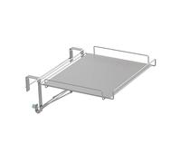 Fenteer Organisateur de Porte D'Armoire Étagère Comptoir Repliable Extension Suspendue Acier Inoxydable Structure Solide Adaptée à La Cuisine Salle de Bain Ga, Argent