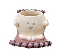 Fenteer Organisateur de Pot Suspendu avec Visage pour Intérieur et Extérieur, Style B