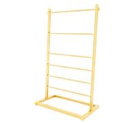 Fenteer Organiseur de Rubans Multifonctionnel à 6 Niveaux, Gain de Place, Grande Capacité, Support En Métal pour Pâtisserie, Magasin de Fleurs, Salle D'ar, or