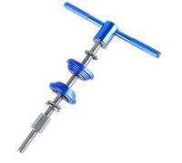 Fenteer Outil de Démontage Support de Pédalier Vélo Extracteur Boîtier de Pédalier Presse Jeu de Direction Extracteur Axe Roulement Conception en Alliage D'Al, Bleu