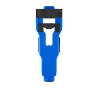 Fenteer Outil de Mortaisage pour Loquet de Porte avec Contourée Guide de Précision Poignée Ergonomique Matériau Résistant Adapté Aux Portes de 1-3/4" et, Bleu