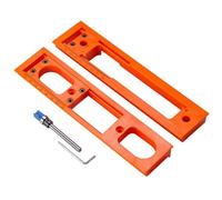 Fenteer Outil de Positionnement de Rainures, Gabarit de Charnière de Porte, Fournitures pour Armoires En Bois