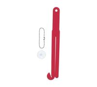 Fenteer Ouvre- Coupe- Ouvre-Paquet Outil de Cuisine et Gadget Léger en PP avec Chaîne de Suspension Adapté pour La Maison et Les Restaurants, Rouge