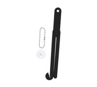 Fenteer Ouvre- Coupe- Ouvre-Paquet Outil de Cuisine et Gadget Léger en PP avec Chaîne de Suspension Adapté pour La Maison et Les Restaurants, Noir