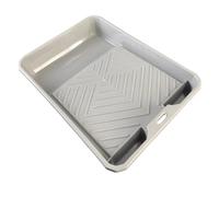 Fenteer Paint Roller Tray Plateau Peinture Bac à Rouleau Réutilisable Multifonction En PP Résistant Pratique pour Peindre Convient Aux Amateurs et Professionn, Gris 29x38x6.5cm