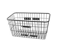 Fenteer Panier Arrière de Bicyclette en Métal Robuste sans Couvercle pour Espace de Stockage Adapté Aux Livres Courses et Petits Animaux, Size L