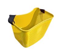 Fenteer Panier de Cueillette Panier de Jardinier Seau de Verger Corbeille de Ramassage Polyvalent avec Sangle Réglable pour Un Transport Confortable Adapté P, Jaune