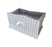 Fenteer Panier de Rangement Rectangulaire Organisateur Boîte Décorative Léger Portable En Tissu Adapté à La Chambre Garde-robe Salon Dortoir Appartement, Style E