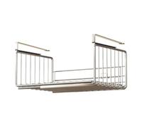 Fenteer Panier de Rangement Suspendu En Métal pour sous-étagère, Idéal pour Le Bureau.