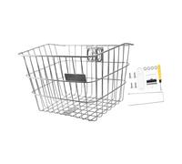 Fenteer Panier de Vélo Panier Avant Porte-Bagages Panier à Contenant de Rangement en Acier Inoxydable avec Une Conception Ajourée Adapté pour Les, Style B