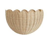 Fenteer Panier Mural tissé Multifonctionnel pour Fruits, Rangement pour Salle de Bain, jardinière, Balcon