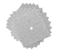 Fenteer Papier de Création 12x, Dimensions 9,8 X 9,8 pour Chapeau, Argenté