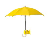Fenteer Parapluie pour Téléphone Mini Pare-Soleil Support à Ventouse et Fixation Stable en Tissu Polyester Épais Adapté pour et Photographie, Jaune