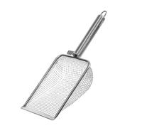 Fenteer Pelle à Litière pour Chat Tamis à Excréments Ramasse-crottes Outil de Nettoyage en Acier Inoxydable avec Filtration Rapide Adapté Aux Propriétaires D, Trous de 2.8 Mm