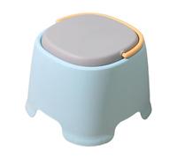 Fenteer Petit Tabouret avec poignée, Multifonction, de européen, Repose-Pieds pour Garage, Maison, Chambre, buanderie, Salle de Bain, Bleu