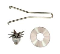 Fenteer Pièce de Rechange Mixeur Kit Remplacement Outil Plaque Fixation Acier Inoxydable pour Mixer Fruits Légumes Conviennent Restauration Maison, Style D